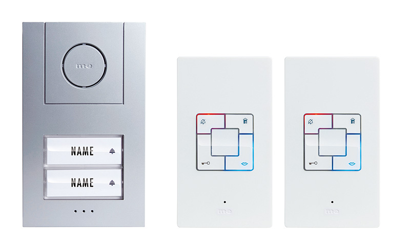 ME Türsprechanlage Audio Sprechanlage AD-3020 für 2 Wohneinheiten Freisprechen