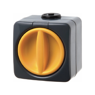 Berker Lichtschalter Drehschalter ISO-Panzer IP66 grau 3045 Serienschalter
