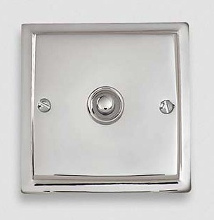 Friedland Taster E85 verchromt Kontakt Klingel 841459