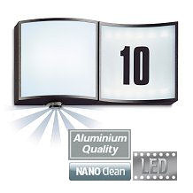 Steinel Hausnummernleuchte Aussenleuchte L320 wave