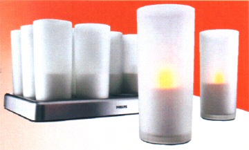 Philips Tischleuchte Imageo Kerzenleuchte LED 12er Set