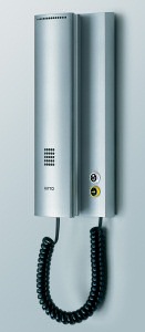 Türtelefon in silber