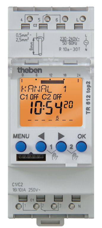 Theben Zeitschaltur TR612 Top2 digital