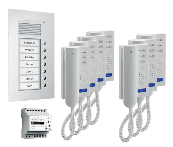 TCS prepack Türsprechanlage Set Sprechanlage PPU07-EN Türsprechset